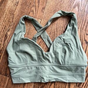 Buffbunny alpha sports bra size medium green